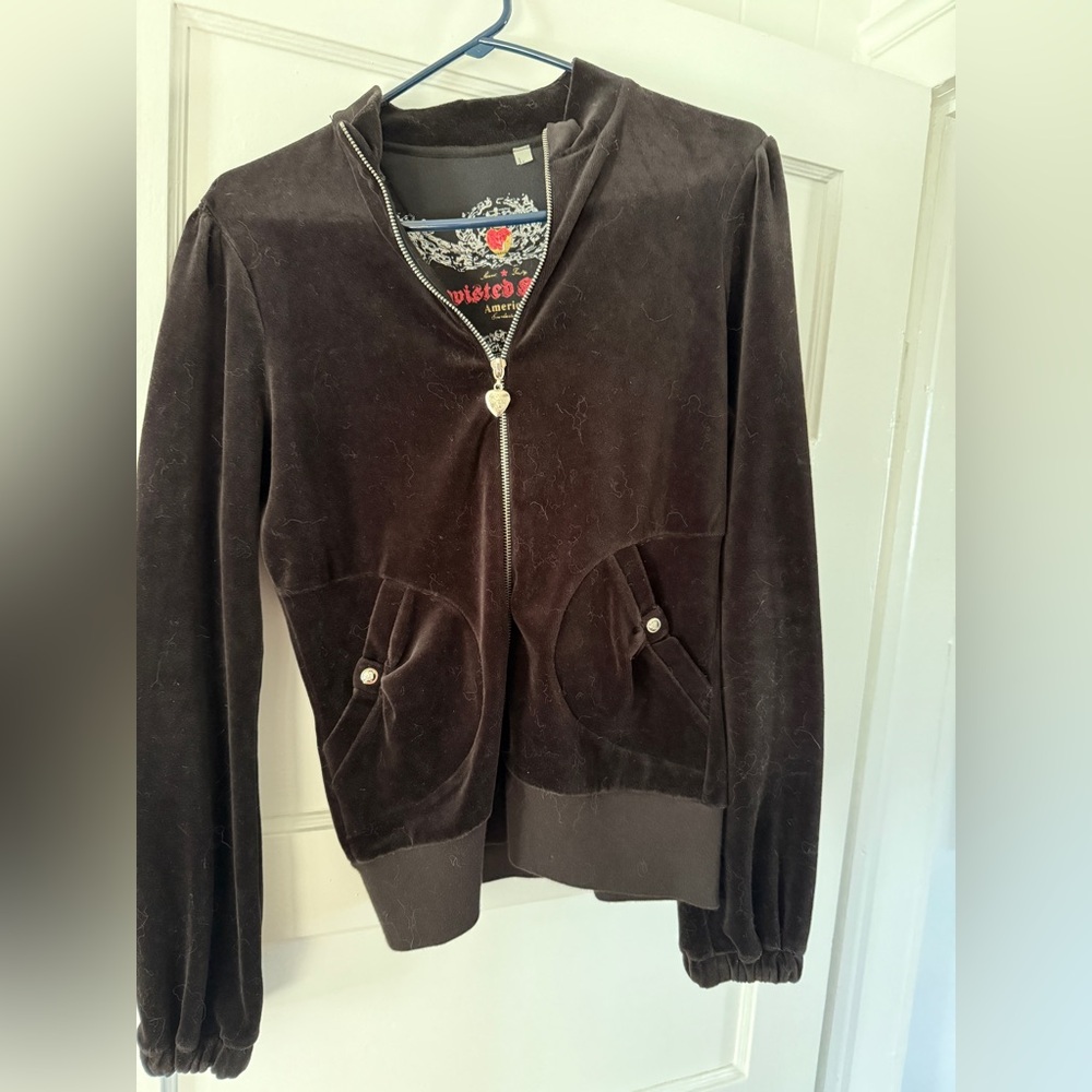 Twisted Heart Embroidered Jacket